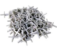 Toolland Croix de joint, 100 pièces, plastique, blanc, largeur de joint 8 mm