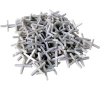 Toolland Croix de joint, 250 pièces, plastique, blanc, largeur de joint 3 mm