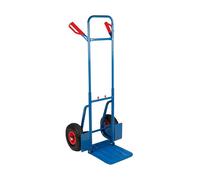 Toolland Diable, avec poignées de sécurité, acier, bleu, charge max. 150 kg