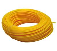 Toolland fil de coupe, nylon, jaune, 2 mm, 100 m