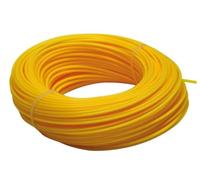 Toolland Fil pour coupe-bordure, nylon, jaune, 2 mm, 25 m