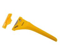 Toolland Grattoir, plastique, largeur 7 cm, jaune