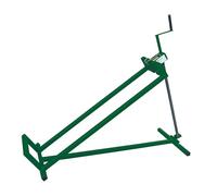 Toolland Lève-Tracteur pour Tondeuse à Gazon, Dispositif de Levage autoporteur, lève Tondeuse télescopique, cric pour Tondeuse autoporteur, manivelle, inclinable, Hauteur 79 cm, Vert, 400 kg