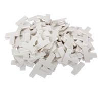 Toolland Lot de 100 croisillons autonivelants en T, plastique, blanc, espacement 10 mm