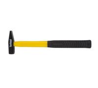 Toolland Marteau de menuisier, tête en acier 100 g, manche en fibre de verre pour force & durabilité, jaune/noir