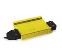Toolland Mesureur de contour pratique avec verrouillage, profondeur de 4 cm, ajustement rapide du profil et