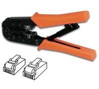 Toolland Pince à sertir multifonctionnelle, pour connecteurs modulaires RJ11, RJ12 et RJ45