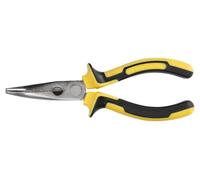 Toolland Pince pointue courbée, 6,5 pouces, avec poignées robustes Softgrip