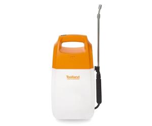 Toolland Pulvérisateur à Batterie Rechargeable 6L, pulverisateur électrique avec Lance, buse réglable, Ceinture, pulvérisateur de Jardin pour arrosage, désherbage et Protection des Plantes, Blanc,