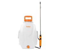 Toolland Pulvérisateur à dos 12L – batterie rechargeable, lance télescopique, buse réglable