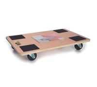 Toolland Rouleur de meubles, avec revêtement antidérapant, 4 patins, poignée intégrée, 4 roulettes en caoutchouc pivotantes, en contreplaqué, capacité de charge jusqu'à 400 kg, bonne maniabilité, 10,5