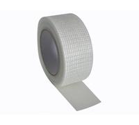 Toolland Ruban en fibre de verre, autoadhésif, souple, blanc, 50 mm x 30 m