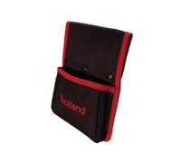 Toolland sacoche ceinture à pinces, résistante, nylon, noir/rouge