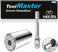 ToolMaster Universal Multifunction Nuss Multi Tool Douille 7-19mm & Adpt