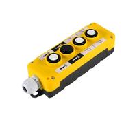 tooloflife Boîte de commande à bouton-poussoir, COP-4B Régulateur de levage, Plastique ABS, Noir, Boîte de commande à 4 boutons, ON-OFF, Momentané, 10.0 Amps, Wi-Fi, Contrôles industriels, Grue,