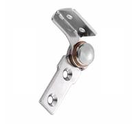 tooloflife Charnière à axe rotatif à amortissement réglable à 90 degrés (gauche, 1 NM), charnière de torsion en acier inoxydable 304 pour armoires, vitrines, fenêtres