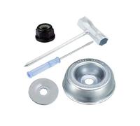 tooloflife Kit de Fixation de boîtier de Coupe-Brosse pour modèles FS55 FS56 FS120 FS250, Adaptateur de tête métallique avec rondelle de poussée, Plaque de Support et écrou, Outils de Fixation