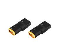 tooloflife Lot de 2 adaptateurs TRX femelle vers XT60 mâle, connecteurs Deans sans fil pour chargeur de batterie RC LiPo FPV, drone quadrirotor de voiture