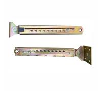 tooloflife Lot de 2 charnières à mécanisme d'angle réglable avec réglage multi-vitesses pour bureau, lits de massage, podiums, canapés, réglages du dossier (10 vitesses avec carré à 1 extrémité)