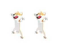 Tooloflife Lot de 2 marque-pages en plastique Motif animal mignon 3D
