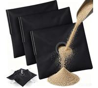 tooloflife Lot de 3 sacs de sable réutilisables avec une capacité de charge de 13,6 kg, compatibles avec les supports de drapeau Swooper pour publicité extérieure et expositions