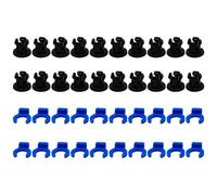 tooloflife Lot de 40 clips d'embrayage et de raccords de tuyau pour imprimante 3D - Verrouillage sécurisé des tuyaux PTFE de 4 mm avec design fendu, compatible avec les modèles PC4-01, PC4-M6, KJH04