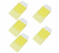 tooloflife Lot de 5 protège-poches pour chemises, anti-fuite, porte-stylo en PVC imperméable pour infirmières et médecins, Jaune, Taille unique pour tous, Moderne