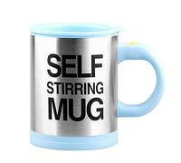 tooloflife Mug mélangeur automatique 400 ml - Tasse électrique pour mélanger le café - Cadeau de voyage à la maison-Bleu clair