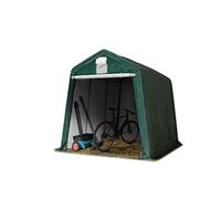 TOOLPORT 2,4 x 3,6 m Garage, abri de Stockage, PE 450 N, Tente Garage Vert foncé