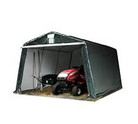 TOOLPORT 3,3 x 4,7 m Garage, abri de Stockage, PE 450 N, Tente Garage Vert foncé