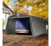 TOOLPORT 3,3x6,2 m, Tente garage, Bâche PE, gris - (8065)