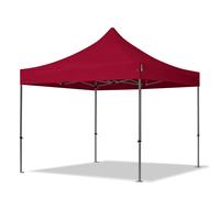 TOOLPORT 3x3 m Tonnelle pliante Acier, PES 750, rouge - (600031)