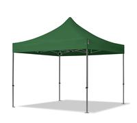TOOLPORT 3x3 m Tonnelle pliante Acier, PES 750, vert foncé - (600016)