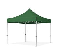 TOOLPORT 3x3 m Tonnelle pliante Alu, PES 800, vert foncé - (600137)