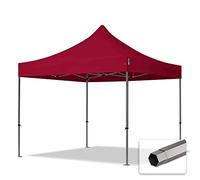 TOOLPORT 3x3 m Tonnelle pliante Acier, PES 750, rouge - (600031)