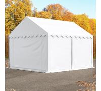 TOOLPORT 3x4 m tente de stockage, PVC 750, H. 2 m, blanc - (7243)