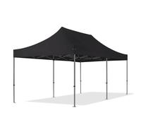 TOOLPORT 3x6 m Tonnelle pliante Acier, PVC 800, noir - (600120)