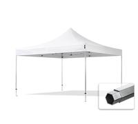 TOOLPORT 4x4 m Tonnelle pliante Alu, PVC 850, blanc - (578931)