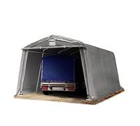 TOOLPORT Abri/Tente Garage Premium 3,3 x 4,8 m pour Voiture et Bateau - Toile PVC 500 N imperméable Gris
