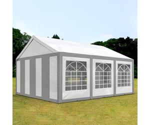 TOOLPORT FLEX 3x6 m tente de réception, PE 450, H. 2 m, gris-blanc - (91120)