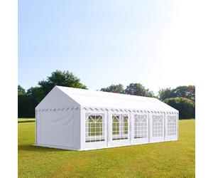 TOOLPORT PRO 3x10 m tente de réception, PVC 700, H. 2 m, blanc - (6137)