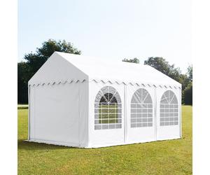 TOOLPORT PRO 4x6 m tente de réception, PVC 800, H. 2 m, blanc - (2647)