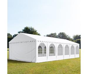 TOOLPORT PRO 5x12 m tente de réception, PVC 800, H. 2 m, blanc - (5360)