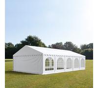 TOOLPORT PRO 6x10 m tente de réception, PVC 750, H. 2 m, blanc - (7304)