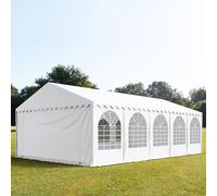 TOOLPORT PRO 6x10 m tente de réception, PVC 800, H. 2 m, blanc - (7846)