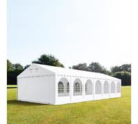 TOOLPORT PRO 6x14 m tente de réception, PVC 750, H. 2 m, blanc - (2633)