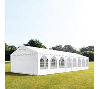TOOLPORT PRO 6x24 m XXL tente de réception, PVC 800, H. 2,6 m, blanc - (37503)