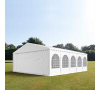 TOOLPORT PRO 7x10 m XXL tente de réception, PVC 1400, H. 2,6 m, blanc - (7555)