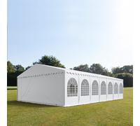 TOOLPORT PRO 7x14 m XXL tente de réception, PVC 1400, H. 2,6 m, blanc - (7563)