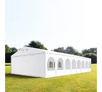 TOOLPORT PRO 7x28 m XXL tente de réception, PVC 1400, H. 2,6 m, blanc - (578633)